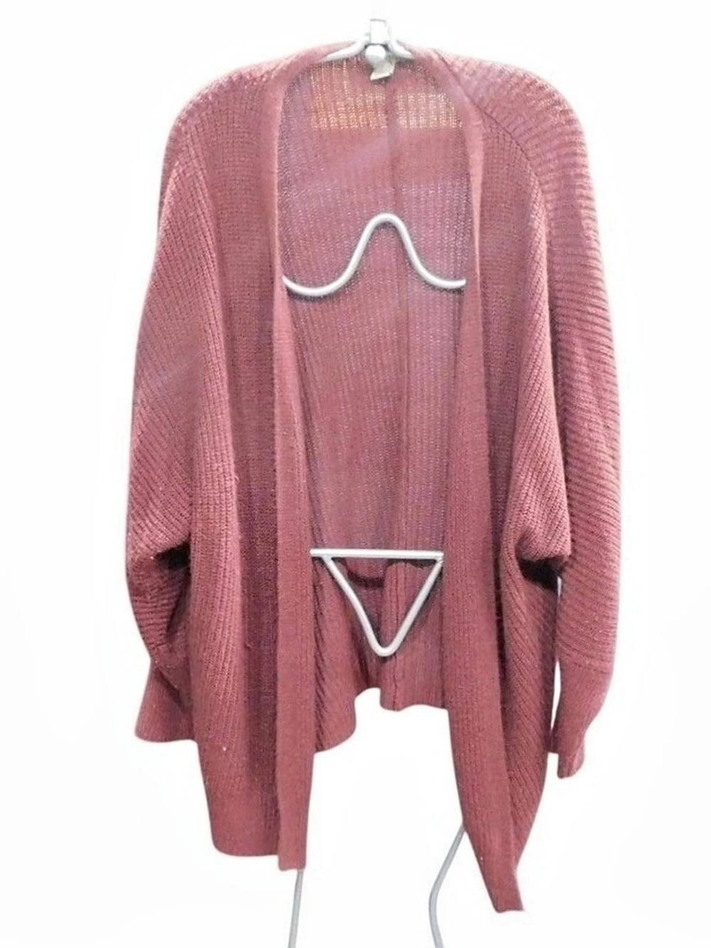Open Front Cardigan in Pink Like New